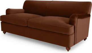 An Image of Orson Sofa Bed, Warm Caramel Velvet