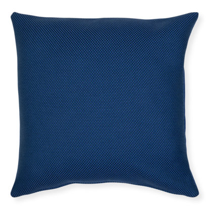 An Image of Heal's Greenwich Recycled Outdoor Cushion Blue 45 x 45cm