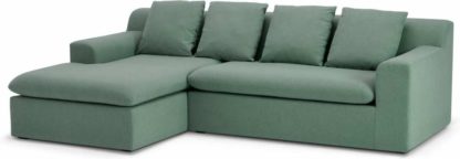 a26c9015a9a6182ee89d04fd01d80887d321f5fd2cf6e2d084f78f80c4099373.jpg An Image of Benson Left Hand Facing Chaise End Sofa, Clover Green