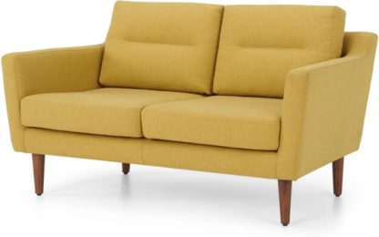 a2cc14f71fff2352fda7630fe0f3952b3475984f254babc7346c91273ddd014a.jpg An Image of Walker 2 Seater Sofa, Orleans Yellow