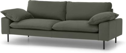 a42279f494972ce6f0ce927d1b7906ef04a849dd9cb775fa7308eddfc6ebf2d0.jpg An Image of Fallyn 3 Seater Sofa, Nubuck Loden Leather