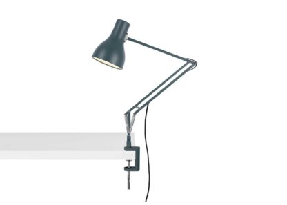 An Image of Anglepoise Type 75 Desk Lamp Clamp Silver Lustre