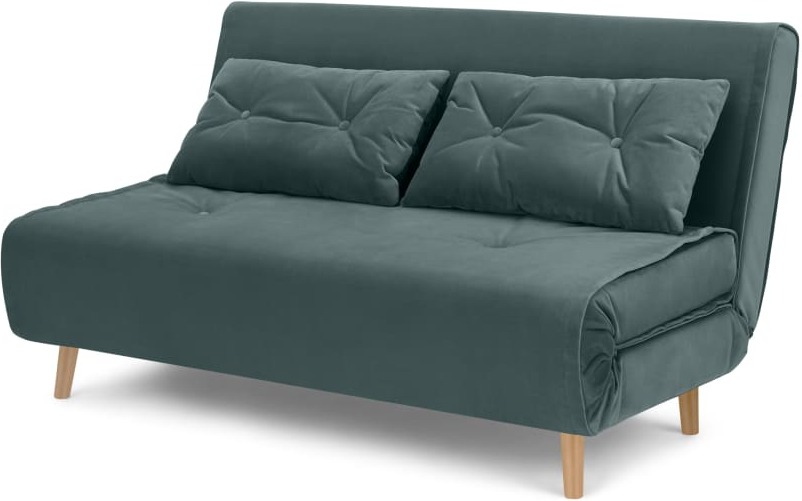 Double Sofa Bed Marine Green Velvet
