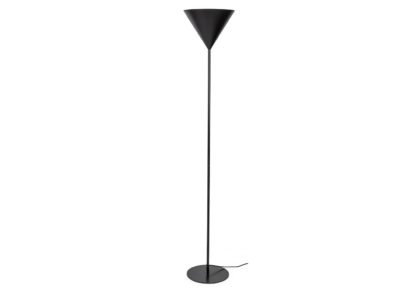 An Image of Heal's Benjamin Uplighter Floor Lamp Black