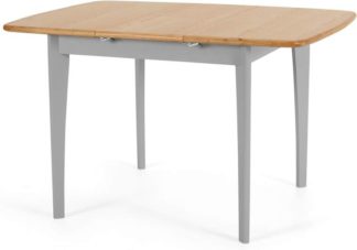 An Image of Monty 2-4 Seat Extending Dining Table, Oak & Grey