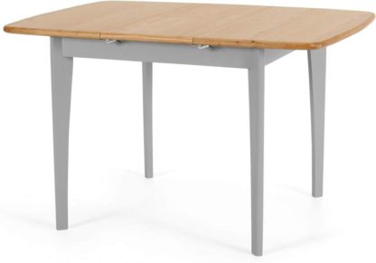 An Image of Monty 2-4 Seat Extending Dining Table, Oak & Grey