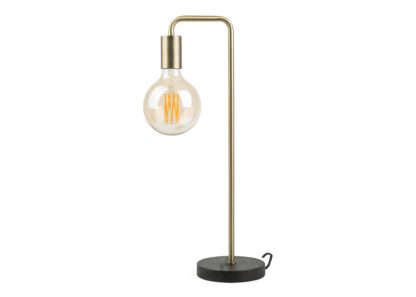 An Image of Heal's Junction Table Lamp Satin Nickel