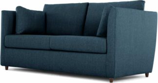 An Image of Milner Sofa Bed with Foam Mattress, Arctic Blue