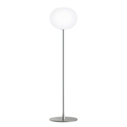 An Image of Flos Glo-Ball F1 Floor Lamp Silver