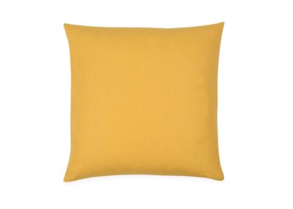 An Image of Heal's Linen Cushion Mustard 43 x 43cm