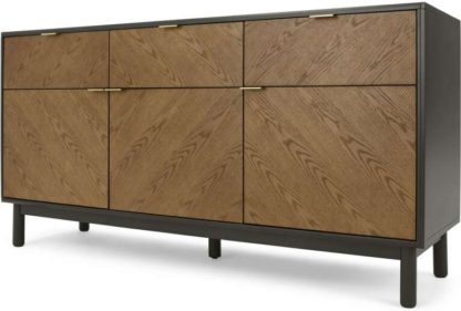 bc054124a60d544d3f30558aa052e3d629fcbe6f8c10b223343c06f69e7a96cd.jpg An Image of Belgrave Large Sideboard, Dark Stained Oak