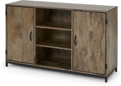 An Image of Lomond Sideboard, Black & Mango Wood