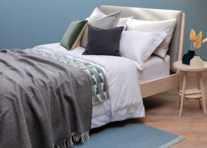 An Image of Heal's 400 Thread Count Egyptian Cotton Percale Weave Standard Pillowcase