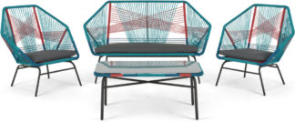 An Image of Copa Garden Lounge Set, Multi