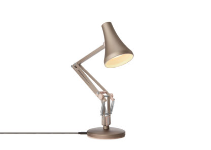 An Image of Anglepoise 90 Mini Mini Desk Lamp Berry Red & Red