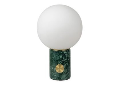 An Image of Heal's Column Table Lamp Red Marble