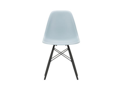 An Image of Vitra Eames DSW Chair New Height Ice Grey Dark Maple