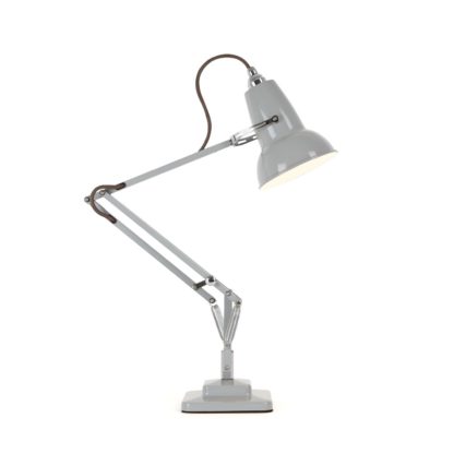 An Image of Anglepoise Original 1227 Mini Desk Lamp Linen White