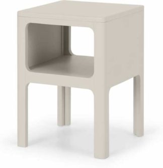 An Image of Bromley Bedside Table, Warm Ecru