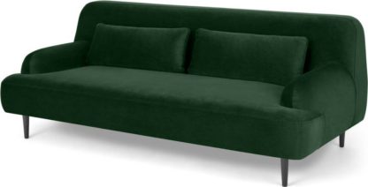 An Image of Giselle 2 Seater Sofa, Pine Green Velvet