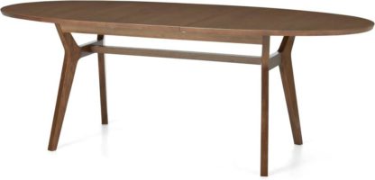 dc0e2a529c251147b301a8d00e32f7b5aad95e87f8ec14ad7551c95fbf90ec9a.jpg An Image of Jenson 6-8 Seat Oval Extending Dining Table, Dark Stain Oak