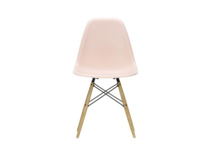 An Image of Vitra Eames DSW Chair New Height Ice Grey Dark Maple