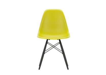 An Image of Vitra Eames DSW Chair New Height Ice Grey Dark Maple