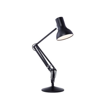 An Image of Anglepoise Type 75 Mini Desk Lamp Slate Grey