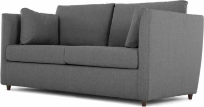 An Image of Milner Sofa Bed with Foam Mattress, Night Grey