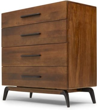 An Image of Lucien Chest of Drawers, Dark Mango Wood
