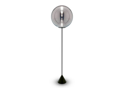 An Image of Tom Dixon Globe Cone Floor Lamp LED Chrome