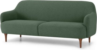 An Image of Lupo 3 Seater Sofa Darby Green