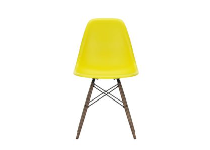 An Image of Vitra Eames DSW Chair New Height Ice Grey Dark Maple