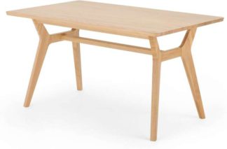 An Image of Jenson Up to 6 seat Dining Table, Solid Oak