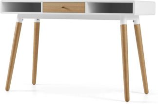 An Image of Edelweiss Desk, Oak and White