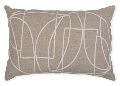 An Image of Hepworth Cushion Ecru 60 x 40cm