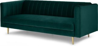 An Image of Amicie Sofa Bed, Seafoam Blue Velvet