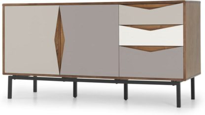 An Image of Louis Sideboard, Walnut & Warm Neutrals