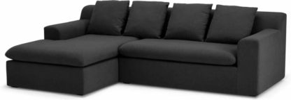 fbbc358ba218172110886dd1f53427addd7fe76b7d4d20561b5390ba31d917fa.jpg An Image of Benson Left Hand Facing Chaise End Sofa, Sterling Grey