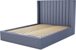 An Image of Custom MADE Cory King size Bed with Drawers, Denim Cotton