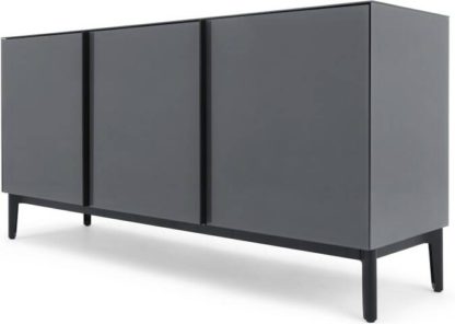 An Image of Silas Sideboard, Smoked Grey Glass