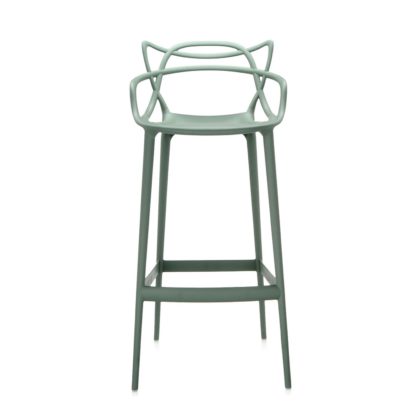 An Image of Kartell Masters Stool Large White