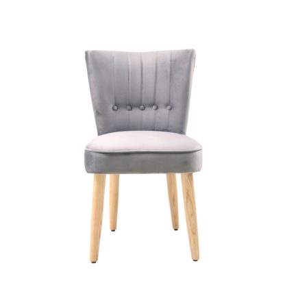00fc013ce3e6c93e492cc4c431163a6ed02b9a6936099702bb3560c9234870e3-1.jpg An Image of Isla Velvet Dining Chair Blush