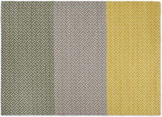 An Image of Mira Flatweave Rug, 160 x 230cm, Green Multi