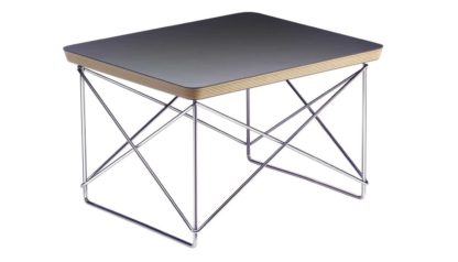 An Image of Vitra Eames Occasional Table LTR White Chrome Base