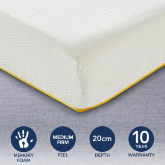 An Image of Eve Light Memory Foam Mattress White