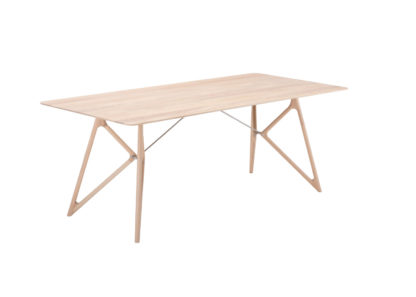 An Image of Gazzda Fawn Tink Table Blue 160cm