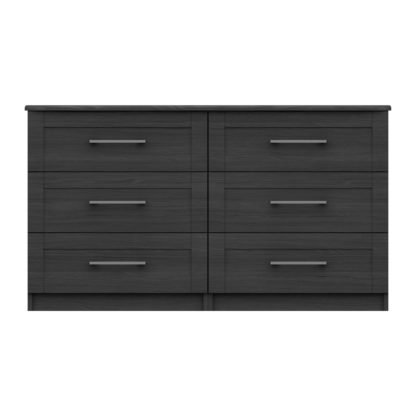 An Image of Ethan Graphite 3 Drawer Chest Grey