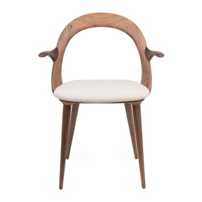 An Image of Porada Ester Armchair Walnut Var. I 602