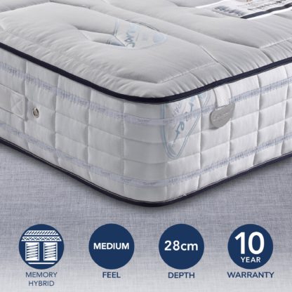 An Image of Pocketo 2000 Reflex Plus Mattress White